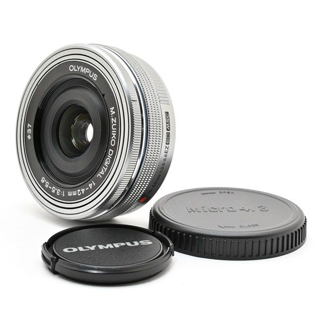 ＜良品＞ OLYMPUS M.ZUIKO DIGITAL ED 14-42mm F3.5-5.6 EZ SLV｜標準ズームレンズ｜マイクロフォーサーズ｜動作良好｜外観非常に綺麗｜光学良好｜実用性に優れたモデル