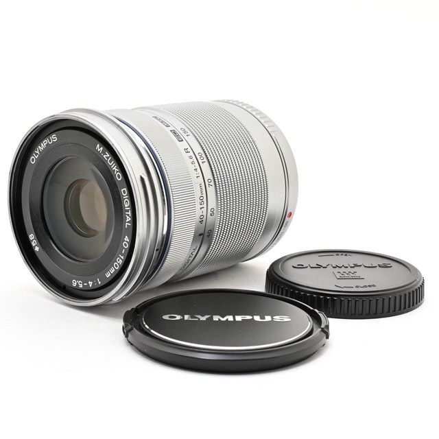 ＜良品＞ OLYMPUS M.ZUIKO DIGITAL ED 40-150mm F4.0-5.6 R シルバー｜望遠ズームレンズ｜マイクロフォーサーズ｜動作良好｜外観きれい｜光学非常にクリア｜実用モデル