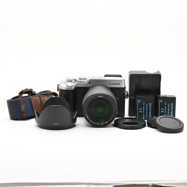 ＜良品＞ Panasonic LUMIX GX8 14-140 レンズキット DMC-GX8H-S｜ミラーレス一眼カメラ｜シャッター1,379枚｜動作良好｜外観きれい｜バッテリー2個付属