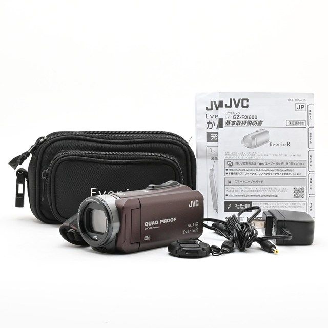 ＜美品＞ JVC Everio R GZ-RX600-T ブラウン｜ビデオカメラ｜動作良好｜外観非常に綺麗｜光学良好｜実用性に優れたモデル｜安心の高コンディション