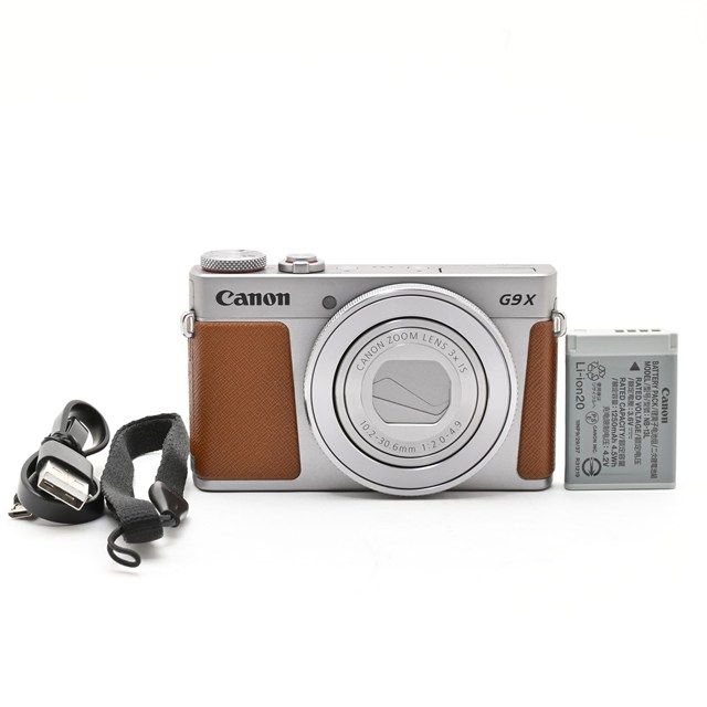 ＜美品＞ Canon PowerShot G9 X Mark II シルバー｜デジタルカメラ｜高級コンパクト｜動作良好｜外観非常に綺麗｜液晶良好｜光学良好｜安心の実用モデル