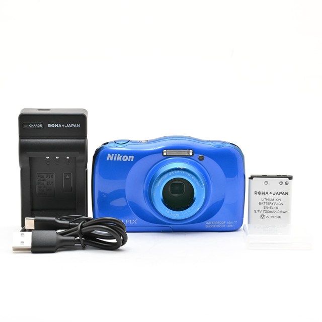 Nikon COOLPIX W150 ブルー 動作確認済 防水防塵コンデジ COOLPIX W Nikon W150 ブルー 耐衝撃・防塵防水デジタルカメラ