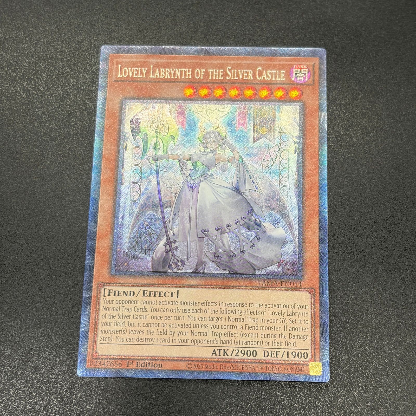 遊戯王 白銀の城のラビュリンス/コレクターズレア/英語/1st/北米版 A 