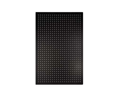 光 磁石がくっつく スチールパンチングボード ブラック 約300×600mm 厚さ:1mm 穴ピッチ:25mm 穴径:5mm PGFBD356-1 shu 81246688