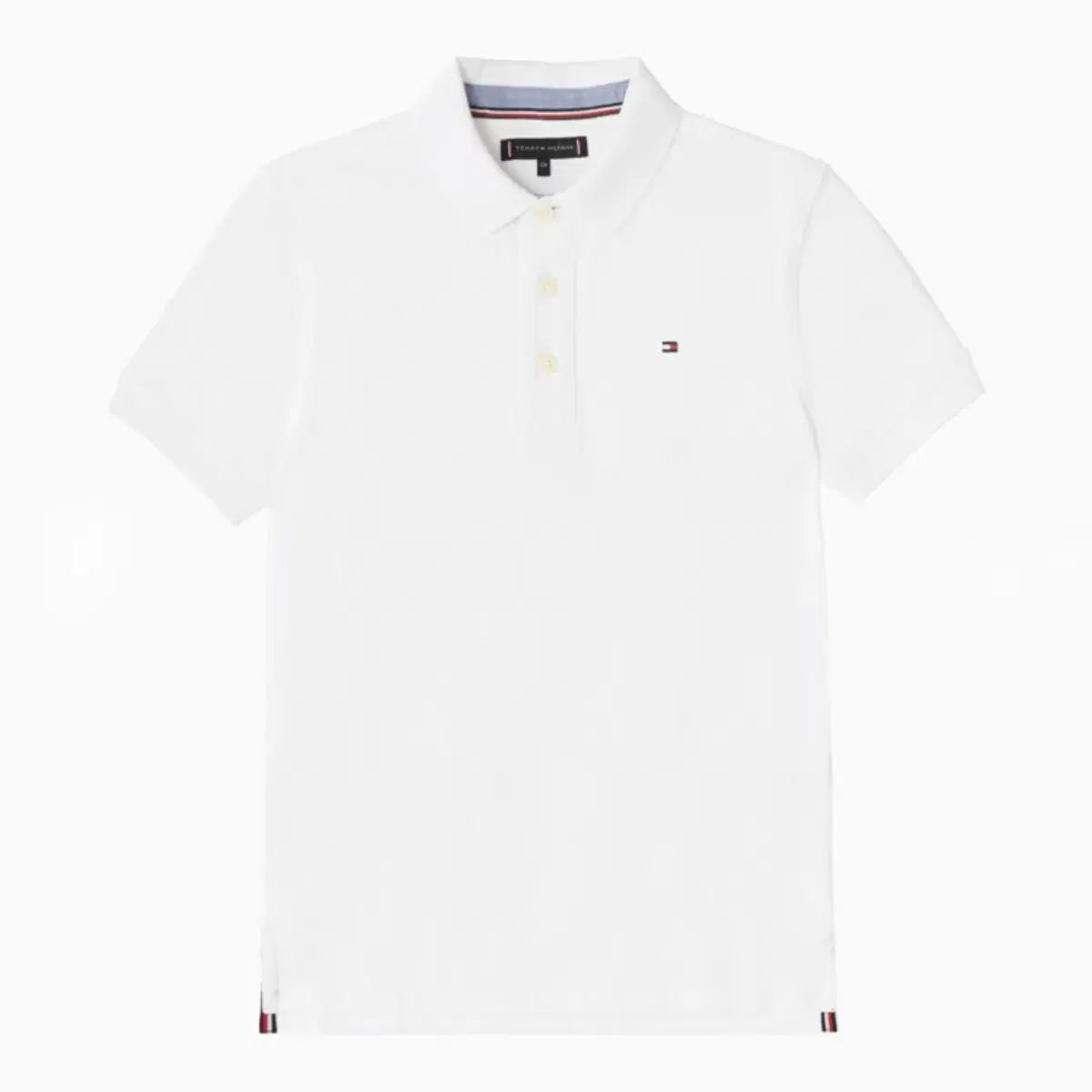 (新品/正規品) Tommy Hilfiger トミーヒルフィガー ベーシック ピケ ポロ 半袖Tシャツ 白 14