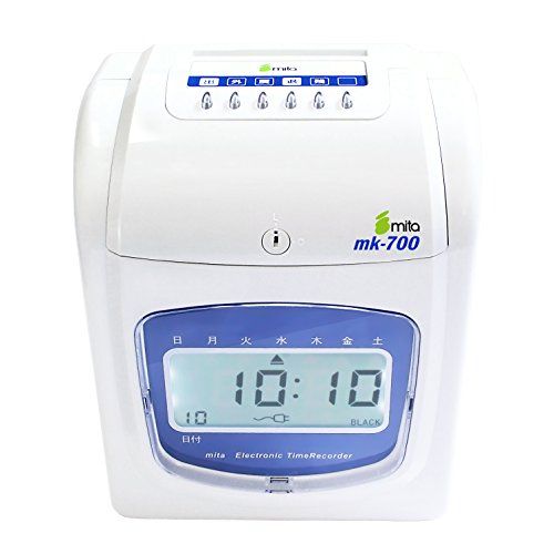 mita 電子 タイムレコーダー タイムカード 本体 mk-700 < 本体 一年保証 > タイムカード50枚付 7e1d644f
