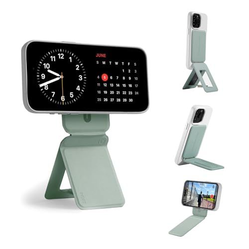 MOFT 【国内正規代理店】モフトスマホスタンド MagSafe対応 iPhone17/16/15/14/13/12シリーズ用 七変化マルチスタンド MOVAS素材 多角度調節 薄型軽量 折り畳み式 自撮り・会議・ドラマ鑑賞・撮影に最適な三脚 dcbeb85a