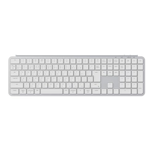【国内正規品】Keychron B6 Pro ウルトラスリム ワイヤレスキーボード、フルサイズ、テンキー付、ZMKカスタマイズ、シザースイッチ、2.4 GHz/Bluetooth 5.2/有線接続、ロングバッテリーライフ、Mac Window 6407639a
