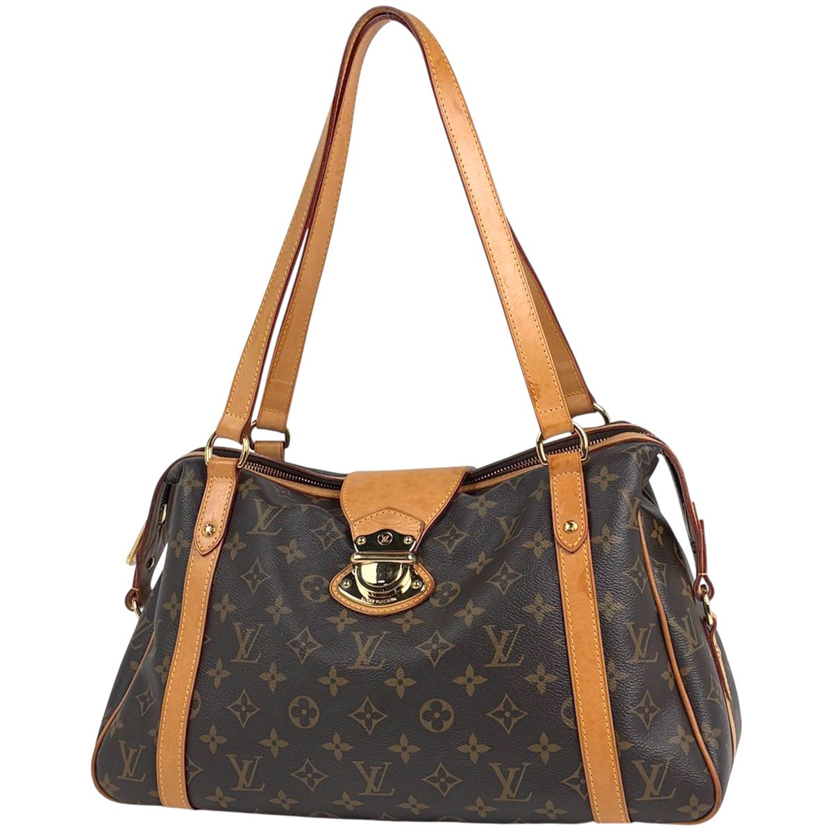 ルイ・ヴィトン Louis Vuitton ストレーザPM ハンドバッグ モノグラム ブラウン M51186 レディース 【中古】