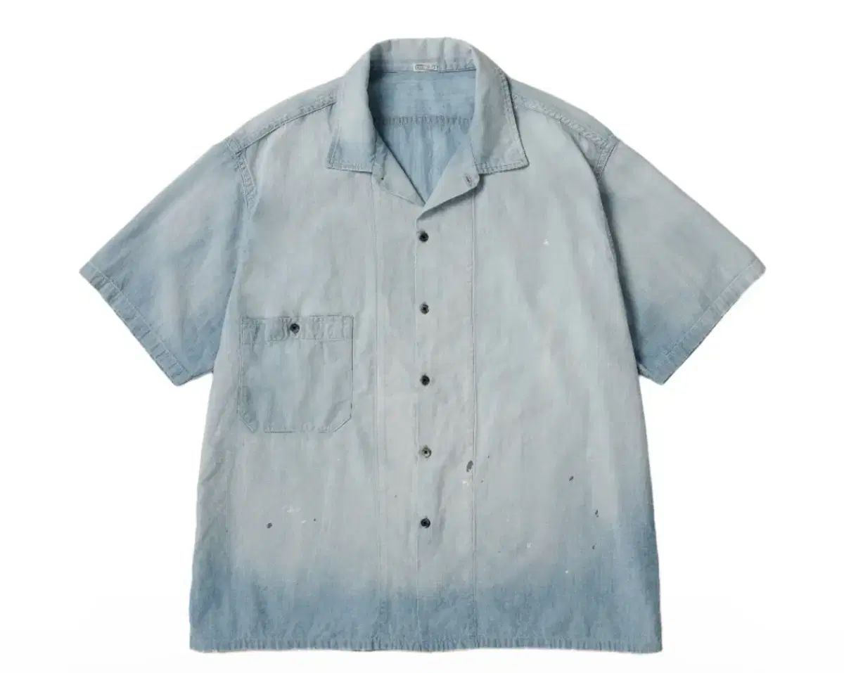2 アプレッセ 26ss ヴィンテージ シャンブレー シャツ ブリーチ
