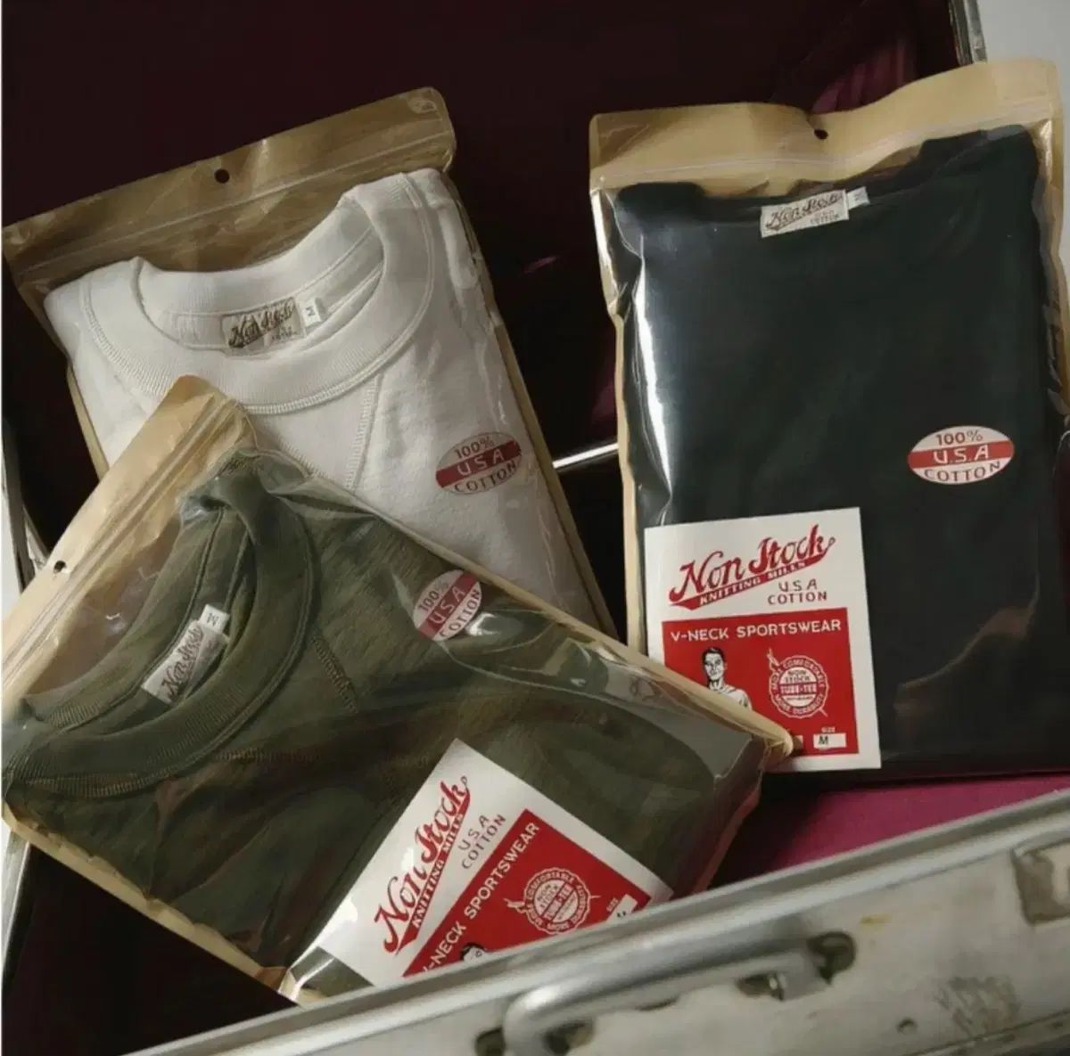 BRONSON ノンストック Vガゼット チューブラー Tシャツ XXL