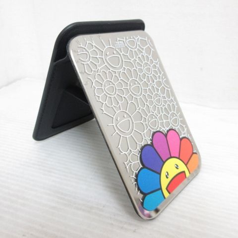 ケースティファイ CASETiFY 村上隆 コラボ カードホルダースタンド ミラー スマイル レインボー