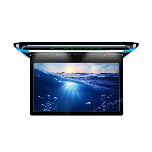 （CM156HD）XTRONS 最新 15.6インチ 大画面 フリップダウンモニター 1920x1080 解像度 超薄 軽 HDMI対応 1080Pビデオ対応 外部入力 ドア連動 水平開閉180度 USB・SD(沖縄・離島の方発送不可）) 5979ecc7