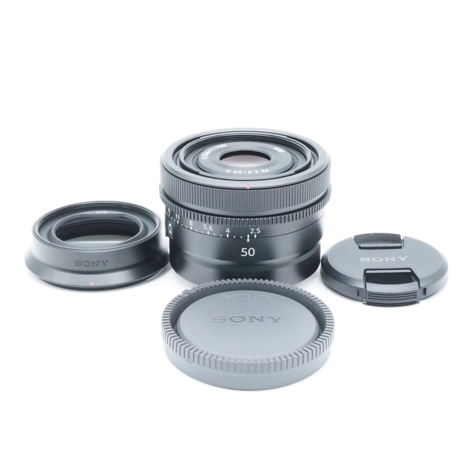 SONY FE 50mm F2.5 G 標準単焦点レンズ フルサイズ [Eマウント] SEL50F25G #64012