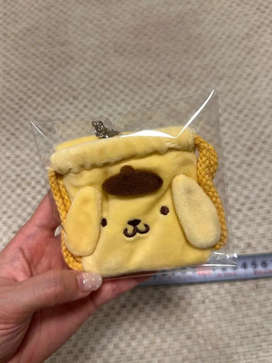 サンリオ ポムポムプリン ミニパックバッグ コインケース キーホルダー