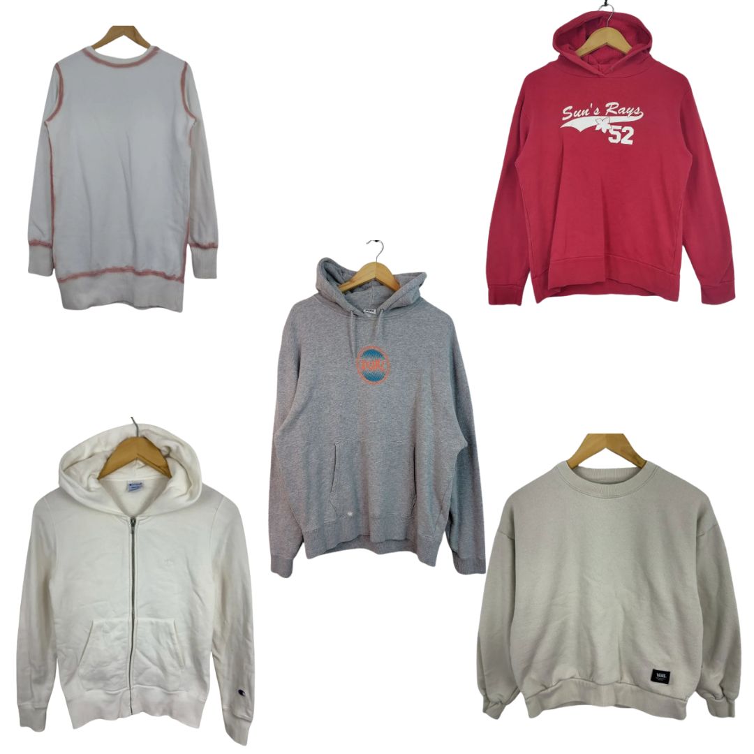 VANS X-girl エックスガール Champion チャンピオンなど 古着アソート 5着セット ストリート スウェット パーカー トレーナー ジップアップ レディース 古着 Y2K アメカジ