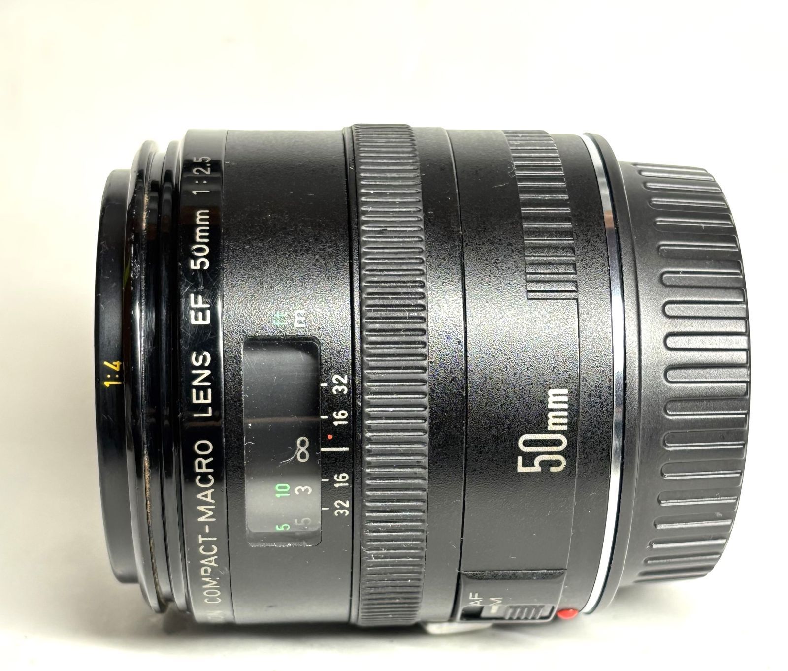 Canon EF50mm f2.5 macro コンパクトレンズ AF/MF可動品 EOS1眼レフ