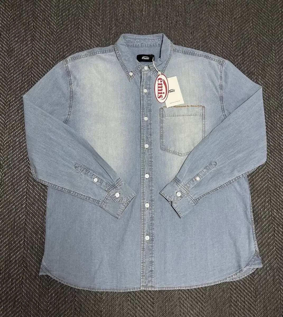 100オススメ エミス(EMIS) CHAMBRAY デニムシャツ デニムシャツ