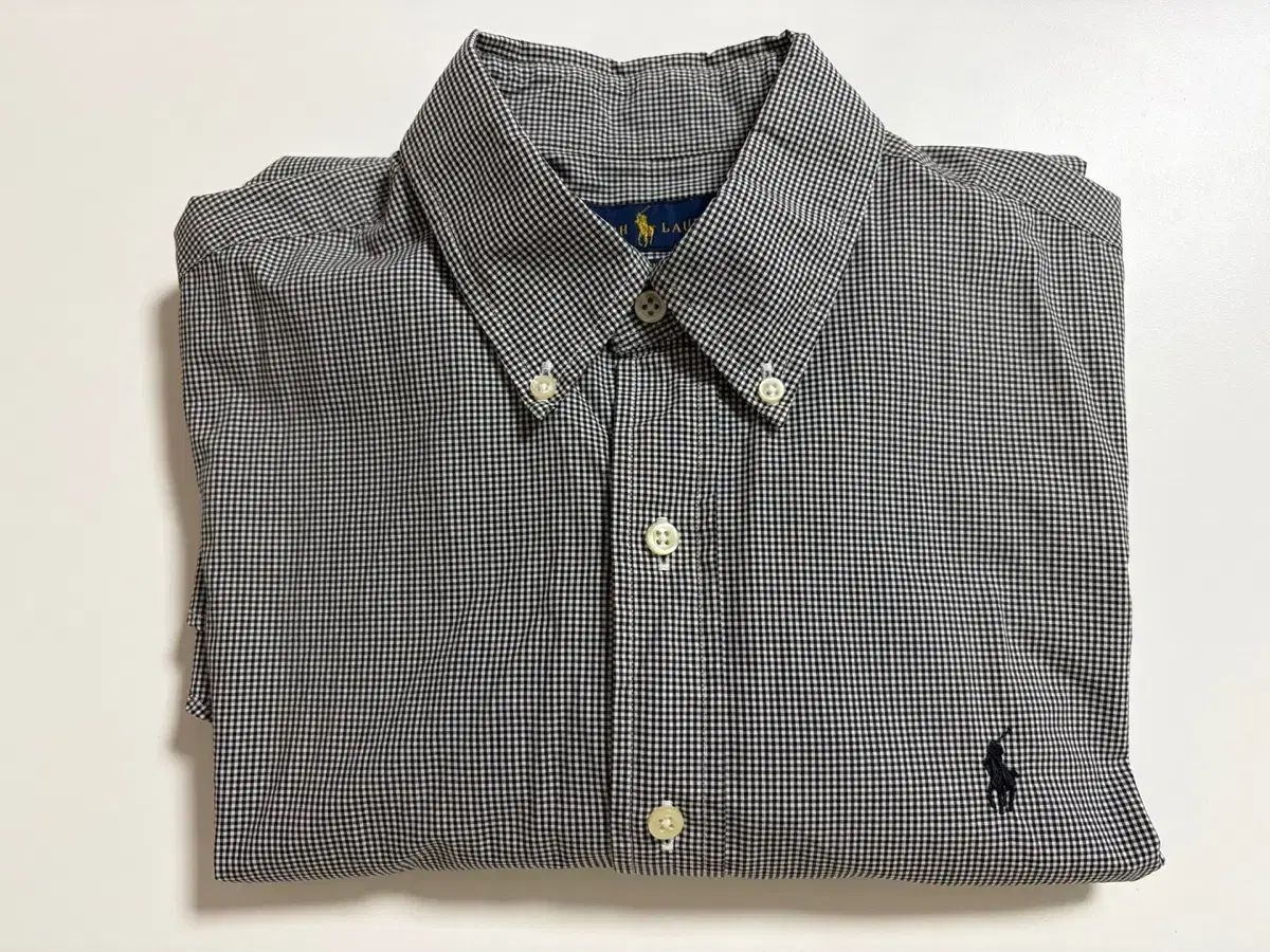 POLO RALPH LAUREN ポロラルフローレン ギンガムチェック シャツ ブラック