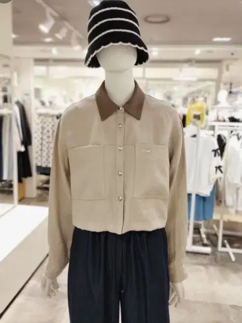 OLIVE des OLIVE カラ―バイカラー クロップドジャケット Free! 25ss 4,557円