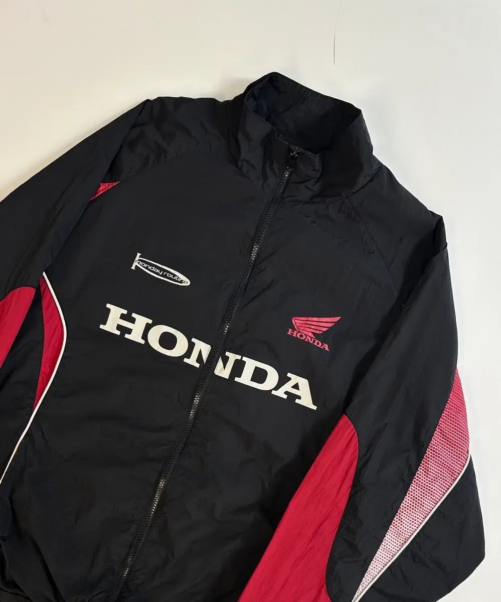 ホンダ トラック ジップアップ レーシングジャケット レッド XL
