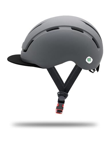 【SG認証】自転車ヘルメット 大人用 UVカット道路交通法適合 超軽量300g バイザー脱着可能 耐衝撃通気性強化 日本人の頭型対応 ロードバイク・自転車用 男女兼用 L (58-61cm)ma db1c2374