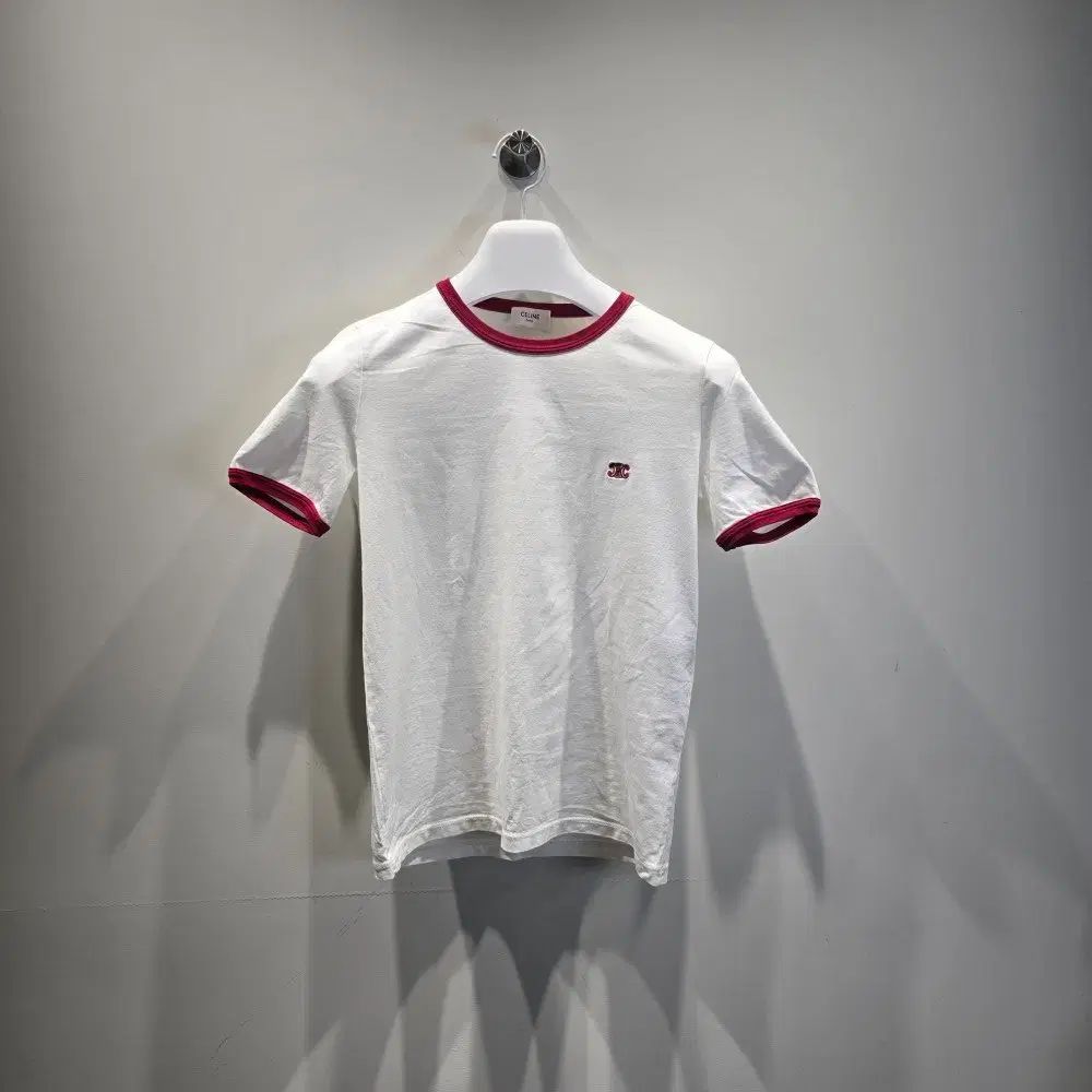 中古/正規品 セリーヌ 70's トリオンフ 半袖 Tシャツ 白