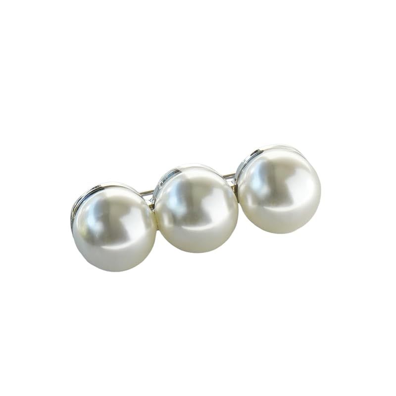 【新品】 [VIRINA] ヴィリーナ パール バーブローチ 大粒 クロス付き レディース 縦長 モダン フォーマル セレモニー 入学式 卒業式 結婚式 ジャケット コート アクセサリー (ロング)