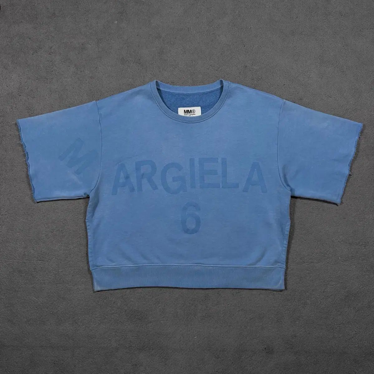 MM6 Maison Margiela エムエムシックス メゾン マルジェラ 22SS ガーメント ダイ ビックロゴ 半袖