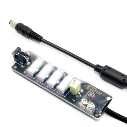 FX-AUDIO- Petit Tank Solid State DC電源ノイズクリーナー・バルクキャパシタ 延長ケーブル型 出力プラグ外径5.5mm 内径2.1/2.5mm両対応kk c226aee6
