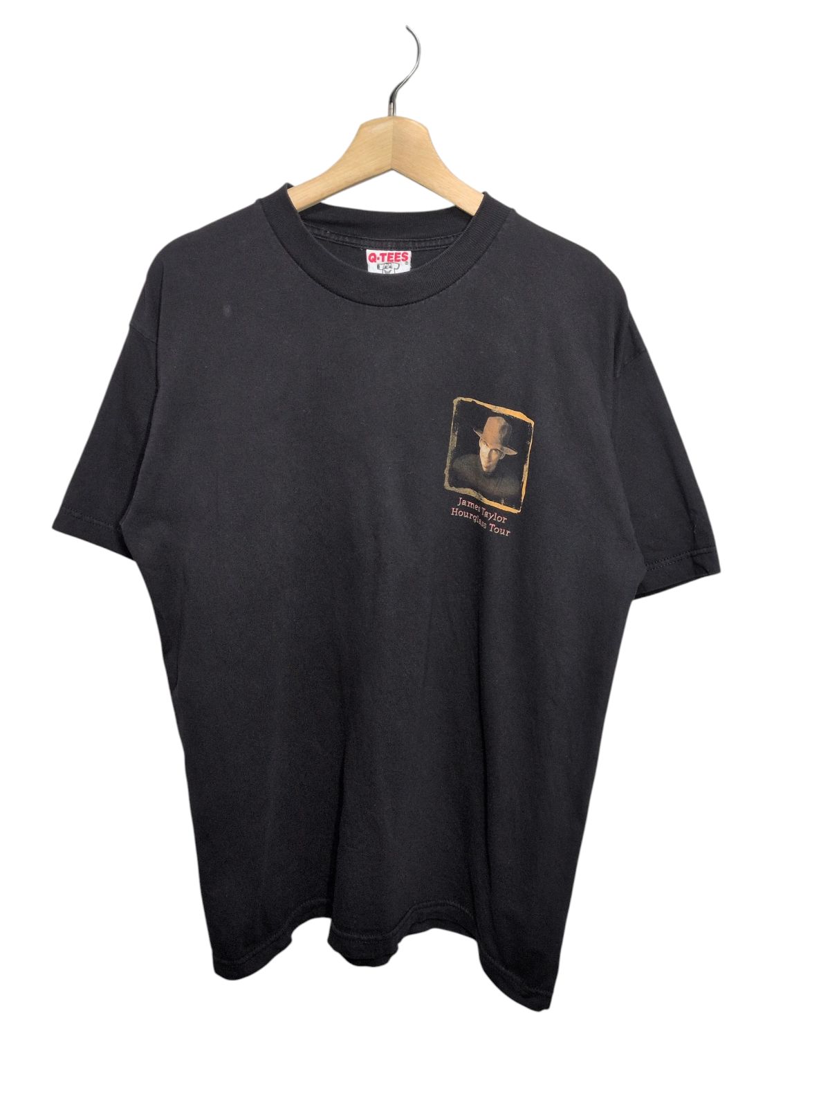 90s USA製 Q-TEES James Taylor Hourglass Tour Tシャツ