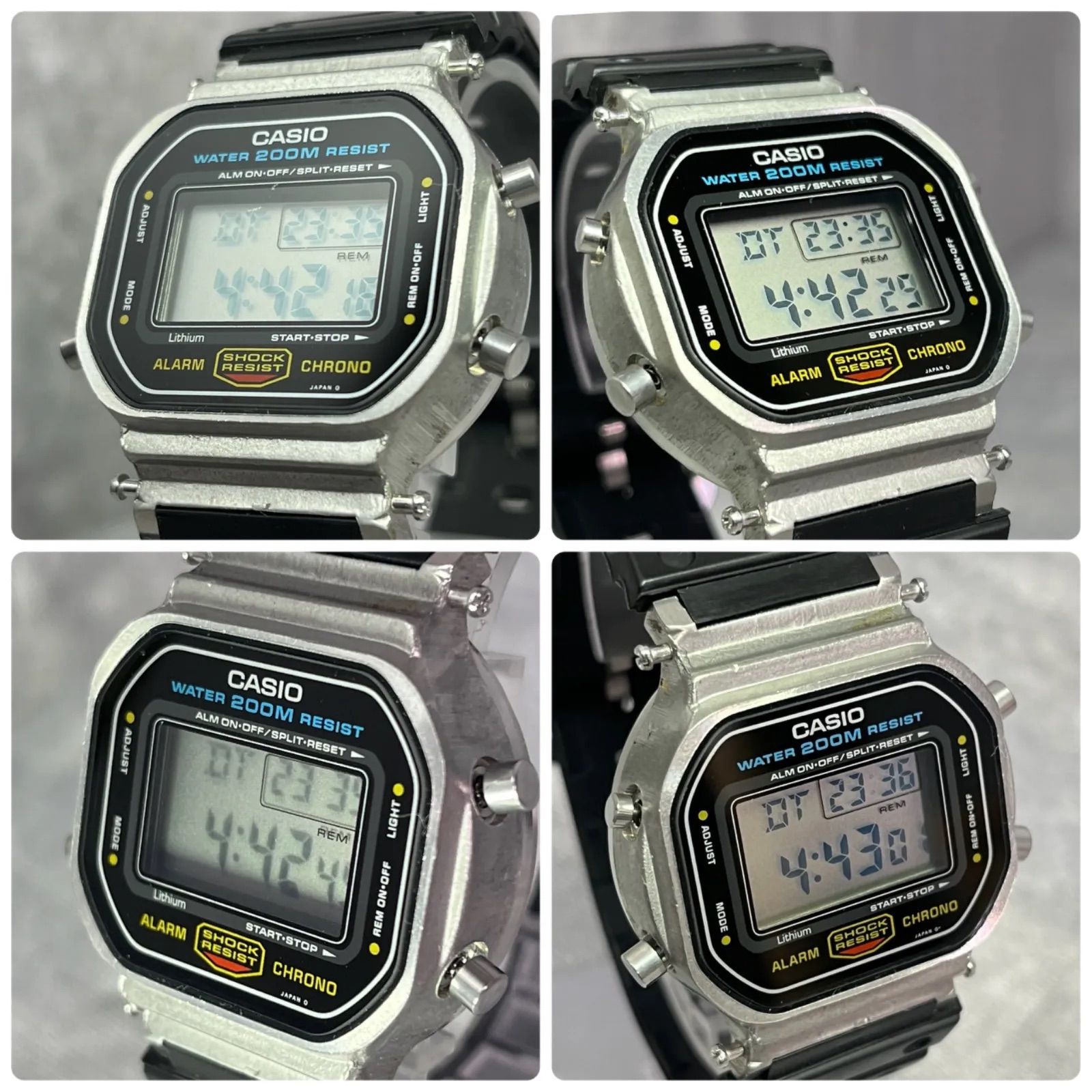 希少 CASIO カシオ G-SHOCK DW-5600C-1V スピード 901 初期 200m