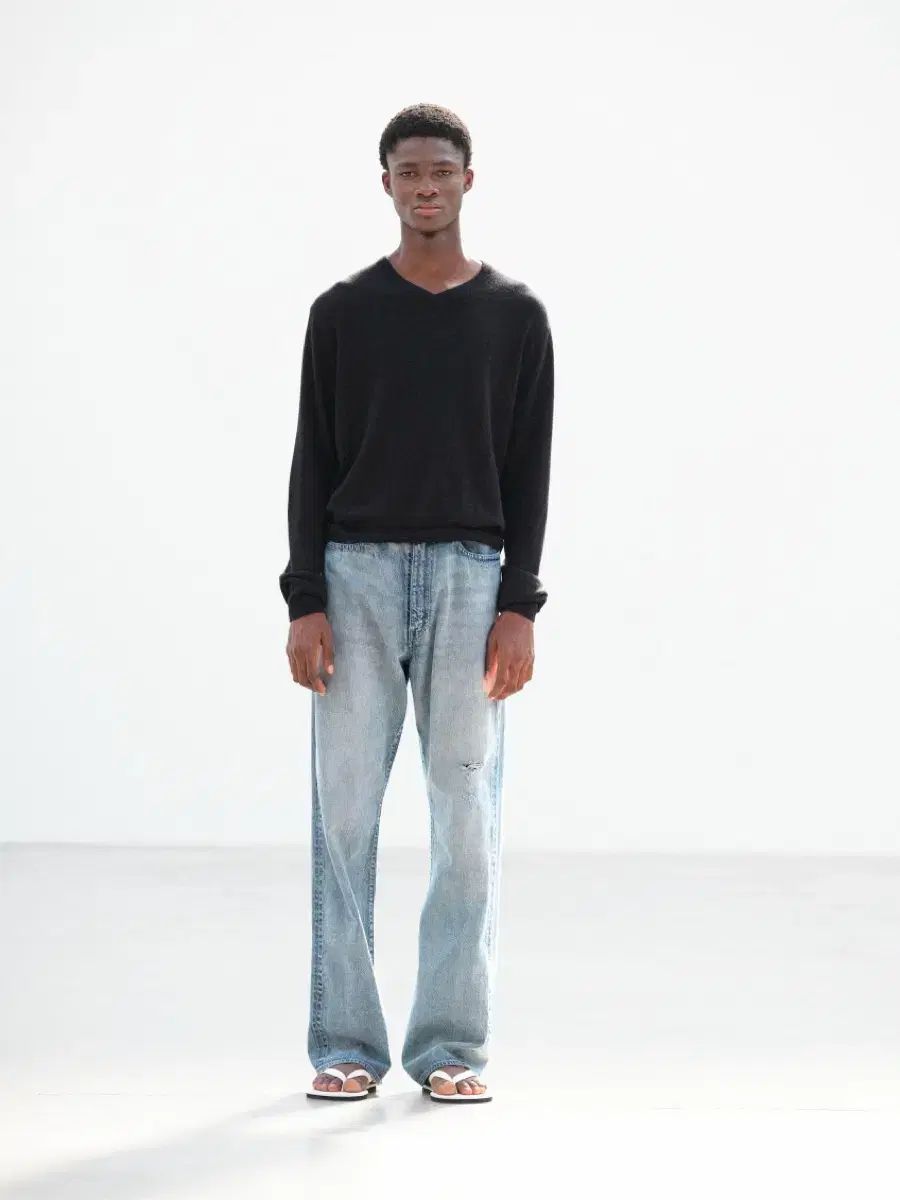 26ss オーラリー フェイディド セルビッジ ライト デニム パンツ