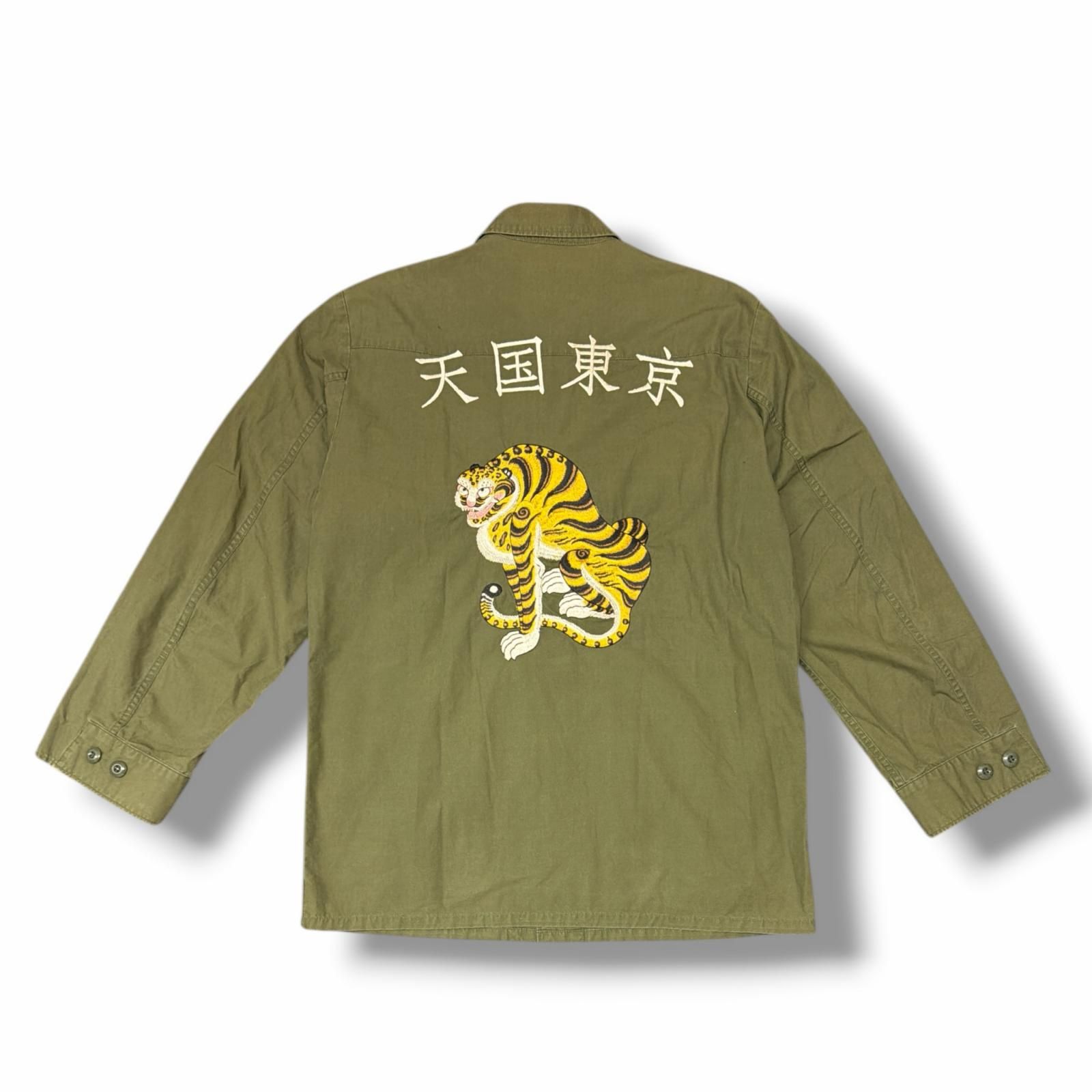 WACKO MARIA ミリタリージャケット WACKO MARIA 天国東京 虎 M-65 ジャケット 刺繍ミリタリージャケット