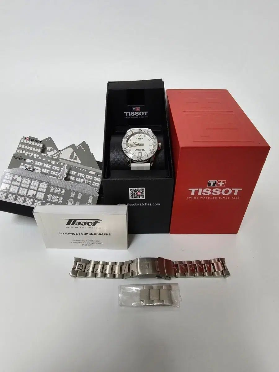 TISSOT ティソ シースター 1000 ダイバー ウォッチ クオーツ 白 36mm