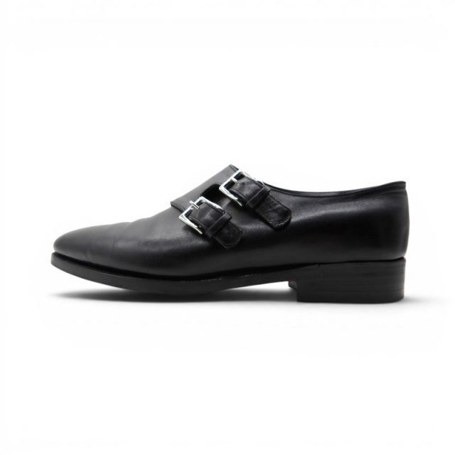 JOHN LOBB CHAPEL MONK STRAP SHOES サイズ24.5cm 袋付属 ジョンロブ チャペル ストラップ シューズ レザー 靴 大名店