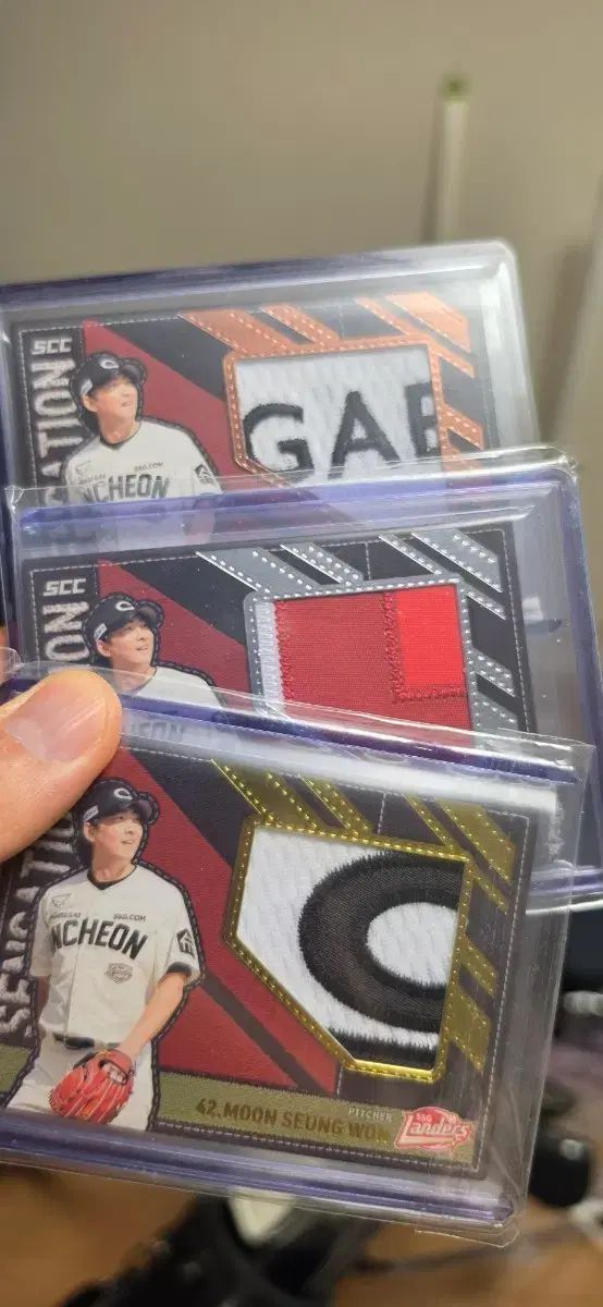 (値下げ歓迎) SSG LANDERS ムン・スンウォン パッチカード ブロンズ・シルバー・ゴールド セット