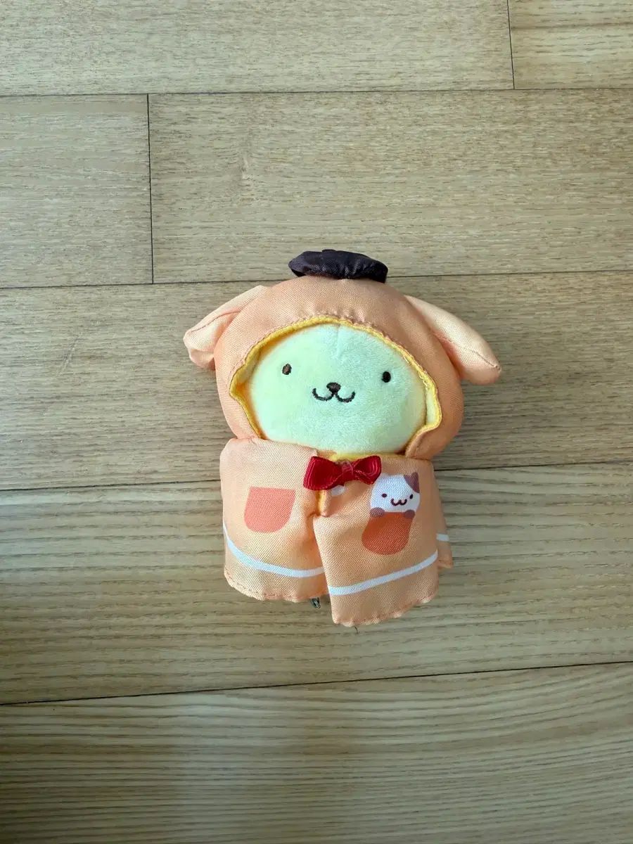 サンリオ ポムポムプリン てるてる坊主 ぬいぐるみ キーホルダー