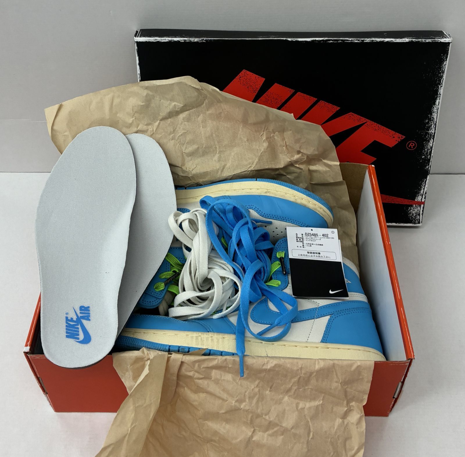 中古 Nike Air Jordan 1 Retro High OG UNC Reimagined 28㎝ DZ5485 