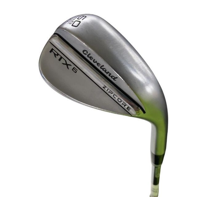 【中古】 クリーブランド Cleveland RTX-6 ZIPCORE ツアーサテン 60°/10° MID ウェッジ WG Dynamic Gold (フレックスS) メンズ 男性用 右利き 右用 Cランク ゴルフクラブ