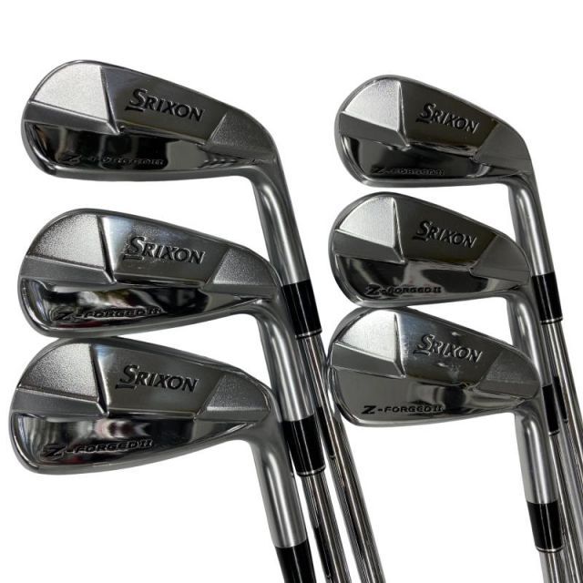 【中古】 ダンロップ SRIXON Z-FORGED II 6S アイアンセット IR KBS TOUR 120 (フレックスS) メンズ 男性用 右利き 右用 Cランク ゴルフクラブ