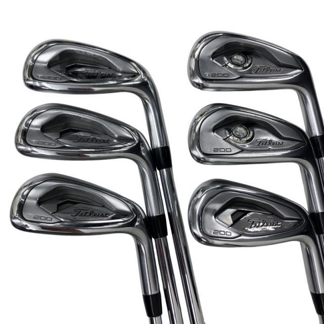 【中古】 タイトリスト Titleist T200 8S アイアンセット IR 純正特注シャフト (フレックスS) メンズ 男性用 右利き 右用 Cランク ゴルフクラブ 37,999円