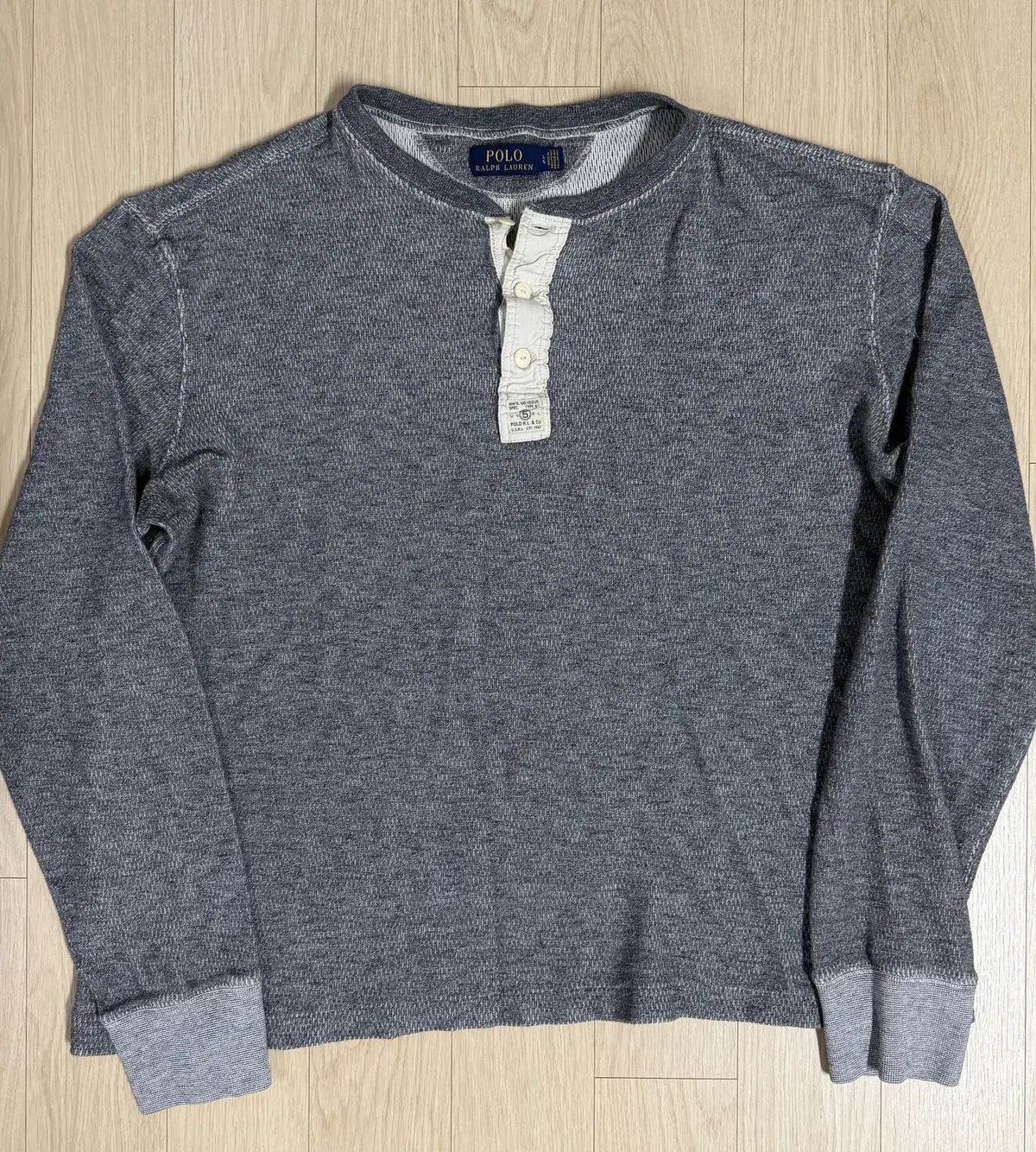 ポロ ラルフローレン 長袖 ヘンリーネック Tシャツ L サイズ