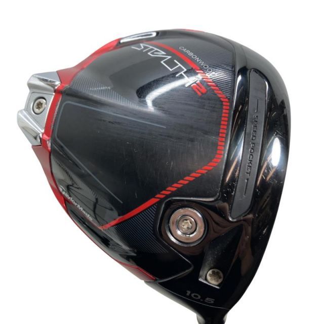 【中古】 テーラーメイド STEALTH2 10.5° ドライバー DR TENSEI RED TM50(STEALTH DR) (フレックスSR) メンズ 男性用 右利き 右用 Cランク ゴルフクラブ