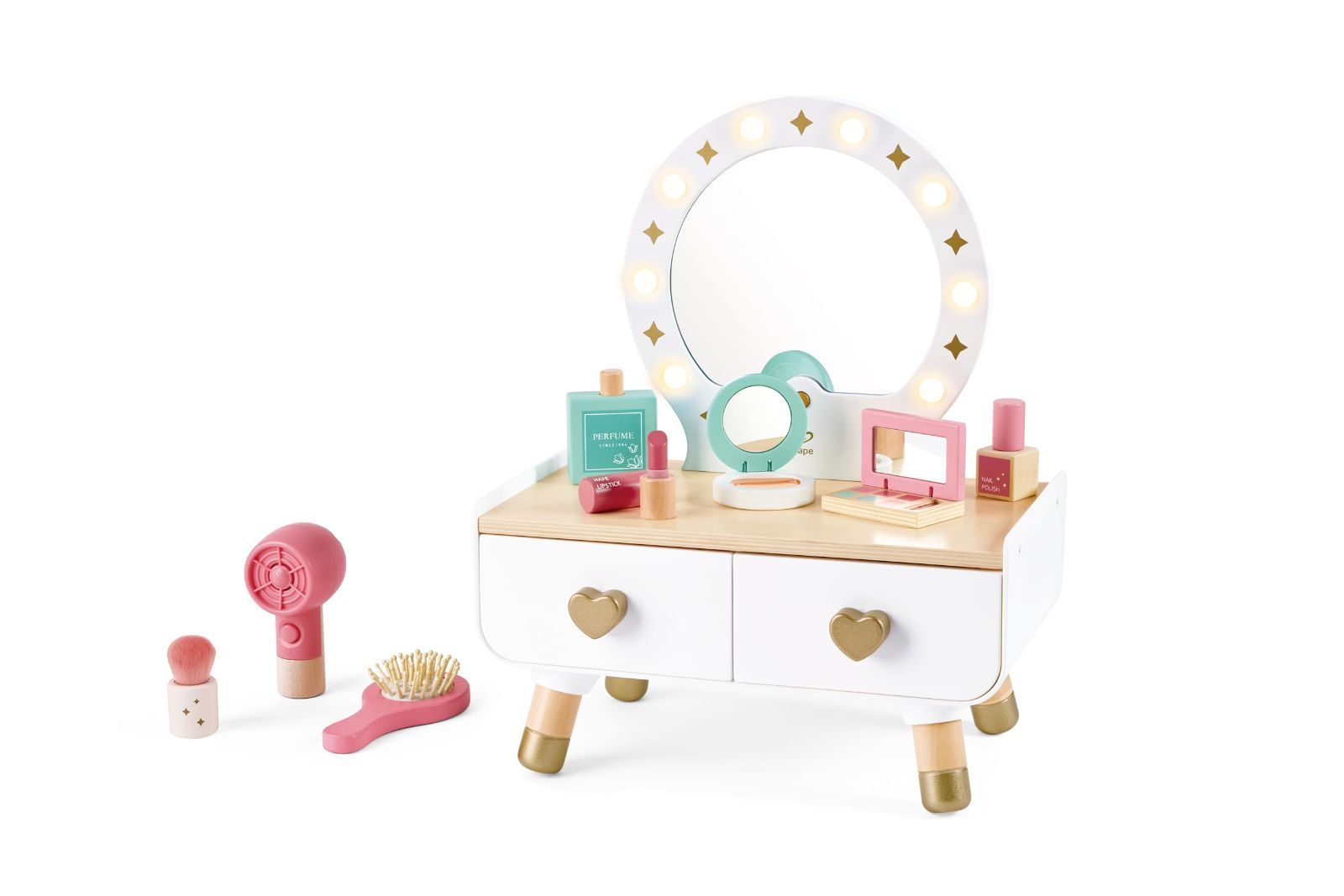 【人気商品】Hape(ハペ) おままごとコスメ＆ドレッサー E3219