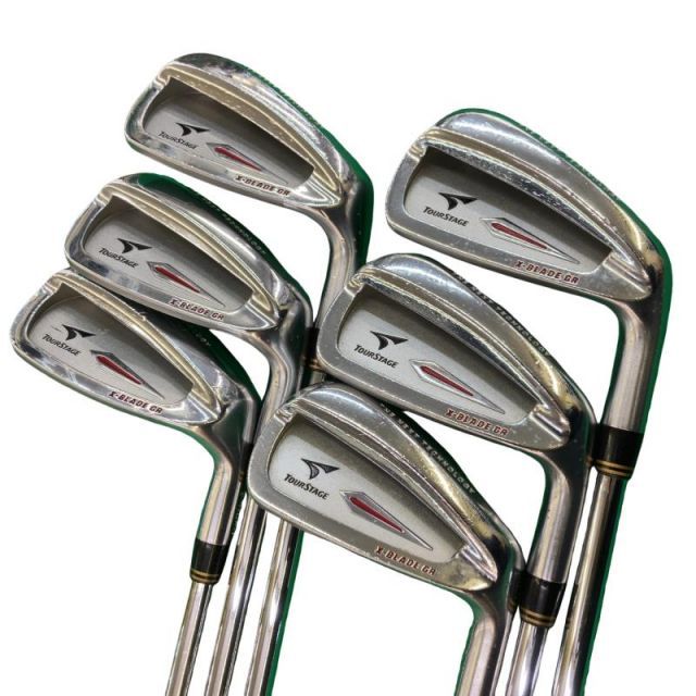 【中古】 ブリヂストン TOURSTAGE X-BLADE GR 6S アイアンセット IR NS PRO 950GH ウェイトフロー (フレックスR) メンズ 男性用 右利き 右用 Cランク ゴルフクラブ