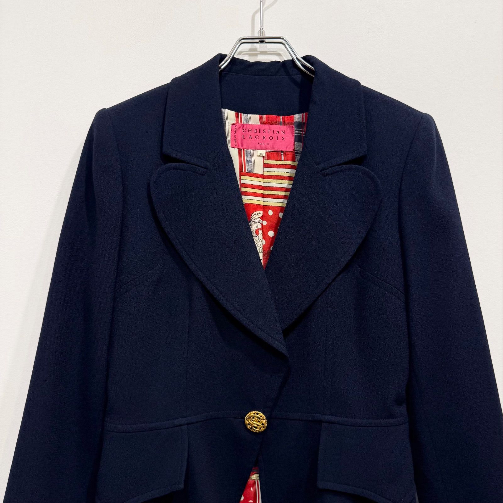 Christian Lacroix クリスチャン・ラクロワ フランス製 テーラード 