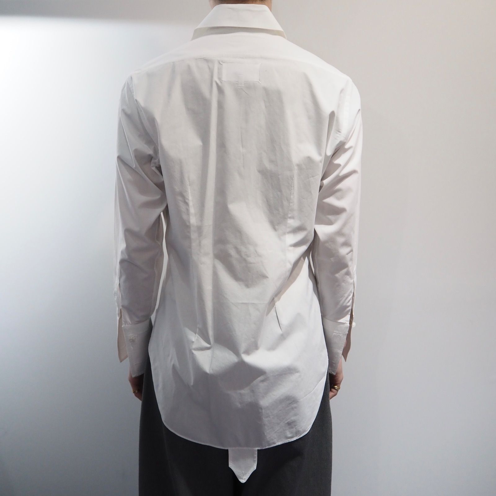 Maison Margiela コットンポプリン シャツ ホワイト メゾンマルジェラ