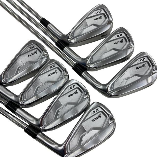 【中古】 ダンロップ SRIXON ZX7 Mk II 8S アイアンセット IR Dynamic Gold D.S.T (フレックスS) メンズ 男性用 右利き 右用 Cランク ゴルフクラブ