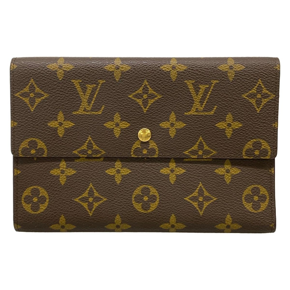 LOUIS VUITTON(ルイヴィトン) 3つ折り財布 モノグラム美品 ポシェットパスポール M60135
